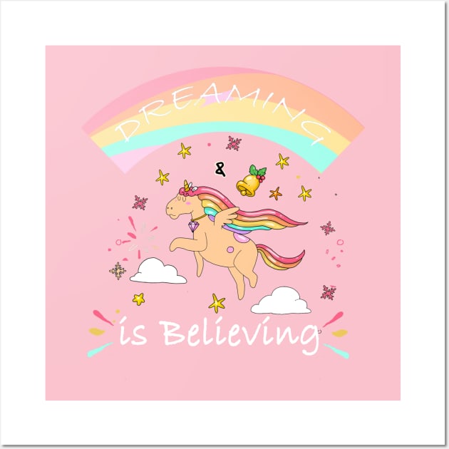 Dreaming is believing Wall Art by AYN Store 